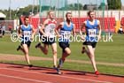 Senior mens 1500 metres, 810 Kieran Reay (Birtley), 870 Ryan Stephenson  (Morpeth), 871 Barry Maskell (Gateshead) and eventual winner Lewis Timmins (Morpeth), North Eastern Championships, Gateshead International Stadium.  Photos: David T. Hewitson/Sports for All Pics